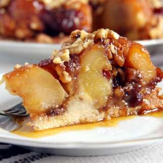 Apple Caramel Cake (with Whole Apples)