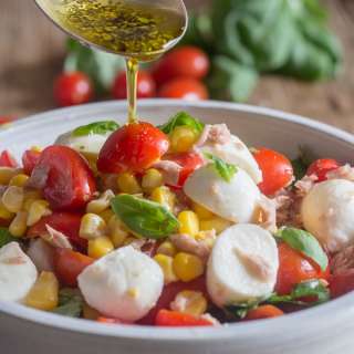 Easy Italian Tuna Corn Salad