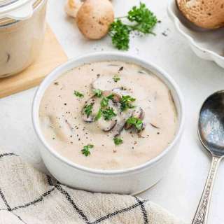 Homemade Cream of Mushroom Soup Recipe