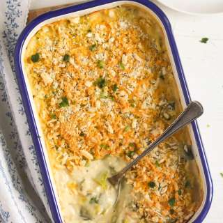 Creamy Cheesy Leeks