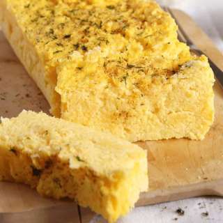 Polenta Loaf (Romanian Polenta Souffle)