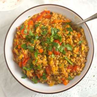 Roasted Buckwheat with Vegetables – Vegan Kasha Recipe