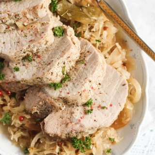 Slow Cooker Pork and Sauerkraut
