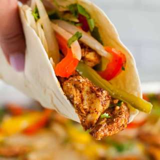 Sheet pan Chicken Fajitas