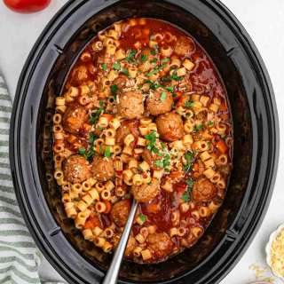 Crock Pot Italian Meatball Soup