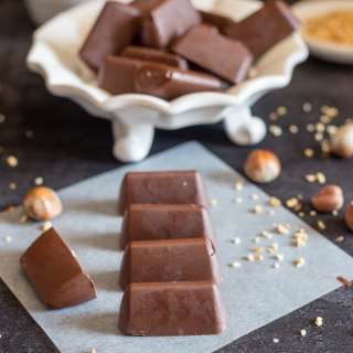 Homemade Gianduiotto Chocolate