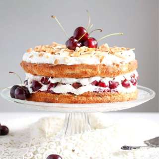 Cherry Bakewell Cake