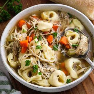 Crock Pot Chicken Tortellini Soup Recipe