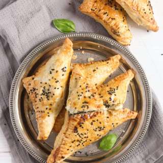 Feta and Spinach Triangles