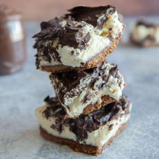 No Bake Nutella Cheesecake Bars
