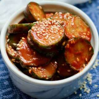 Oi Muchim (Korean Spicy Cucumber Salad)