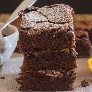 Simple Chocolate Orange Brownies