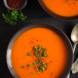 Butternut Squash and Red Pepper Soup