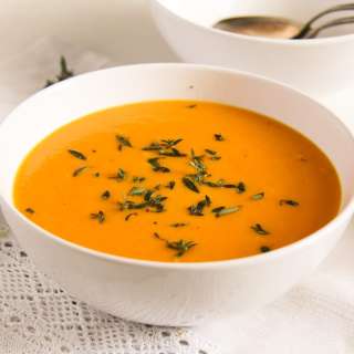 Creamy Carrot Soup with Milk