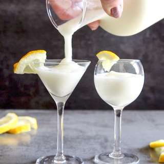 Italian Lemon Sorbet Drink