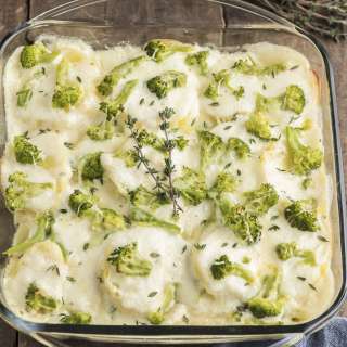 Creamy Potato Broccoli Casserole