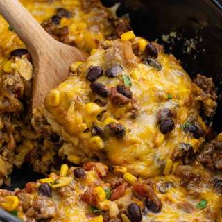 Crock Pot Mexican Lasagna