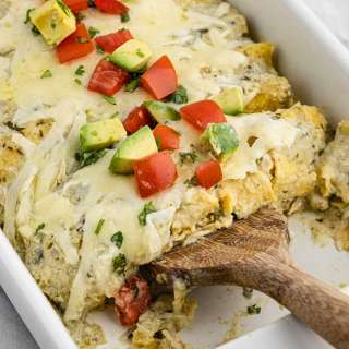 Green Chicken Enchiladas