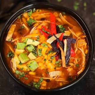 Crockpot Chicken Tortilla Soup Recipe