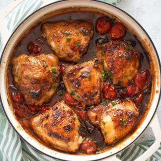 Honey Harissa Chicken Thighs