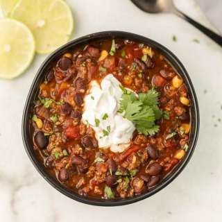 Crock Pot Black Bean Cilantro Soup