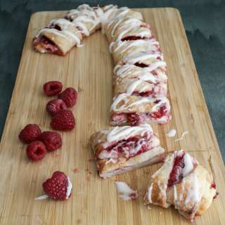 Puff Pastry Candy Cane