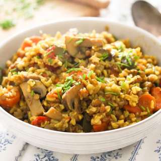 One-Pot Vegan Pilaf