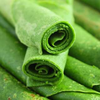 Green Wild Garlic Crepes