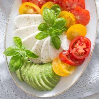 Mozzarella Tricolore Salad