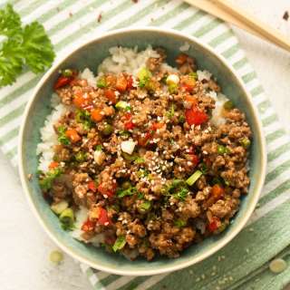 Ground Turkey Teriyaki Rice Bowl