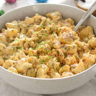 Potato Salad with Dill Pickles