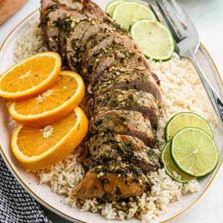 Crock Pot Cuban Mojo Pork Tenderloin