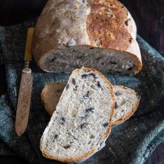 Homemade Black Olive Bread