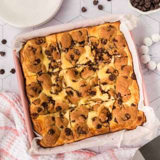 Chocolate Chip Cheesecake Bars