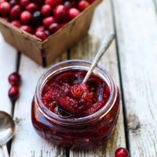 Cranberry Quince Conserve with Goji Berries