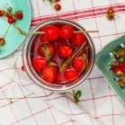 Quick Pickled Strawberries with Black Pepper and Tarragon