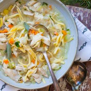 Aimée's big batch Chicken Noodle Soup recipe
