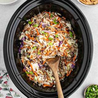Crock Pot Egg Roll in a Bowl