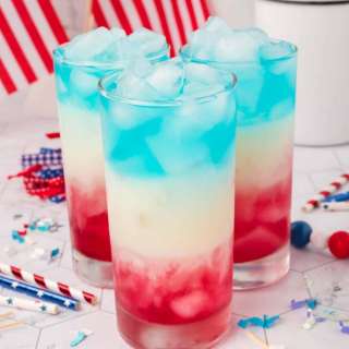 Red White and Blue Drink