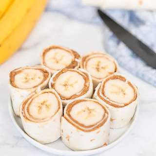 Banana Peanut Butter Roll Ups
