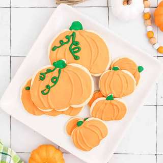 Pumpkin Sugar Cookies