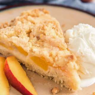 Easy Italian Peach Crumb Cake