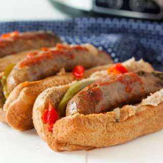 Crockpot Sausage and Peppers