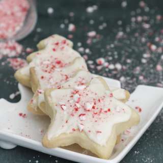 Frosted Shortbread Cookies