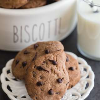 Gocciole - Italian Double Chocolate Chip Cookies