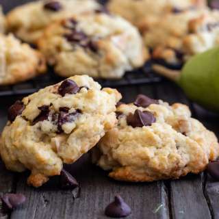 Chocolate Chip Pear Drop Cookies
