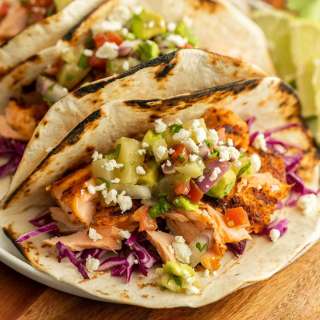 Grilled Salmon Tacos