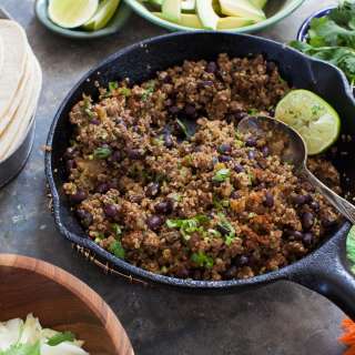 Spiced Taco Beef with Beans and Quinoa