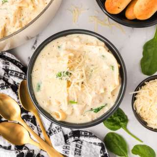 White Lasagna Soup