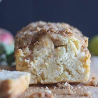 Apple Crumb Bread with Maple Caramel Sauce